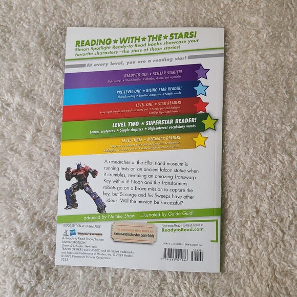5/$20 Hasbro Transformers Rise of the Beasts Two Book Bundle - Picture 3 of 5